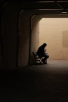 A solitary silhouette of a - Credits: pexels