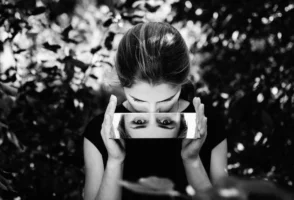 Black and white portrait of - Credits: pexels
