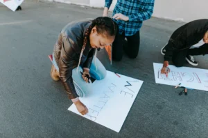 A group of young activists - Credits: pexels