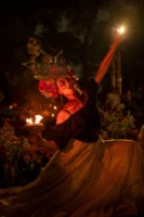 A woman in Catrina makeup - Credits: pexels