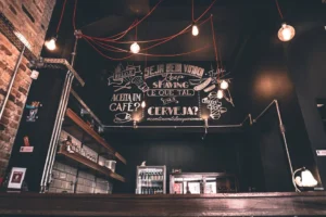 Modern café interior with artistic - Credits: pexels