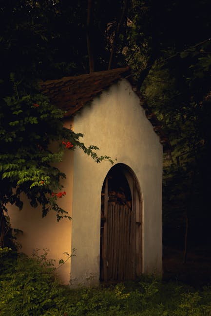 A small wooden hut in - Credits: pexels