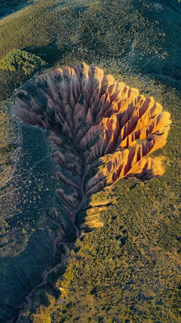 Stunning aerial photography of a - Credits: pexels